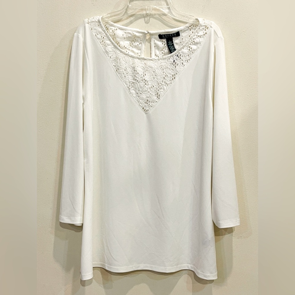 Lauren Ralph Lauren Knit Tunic Blouse Top